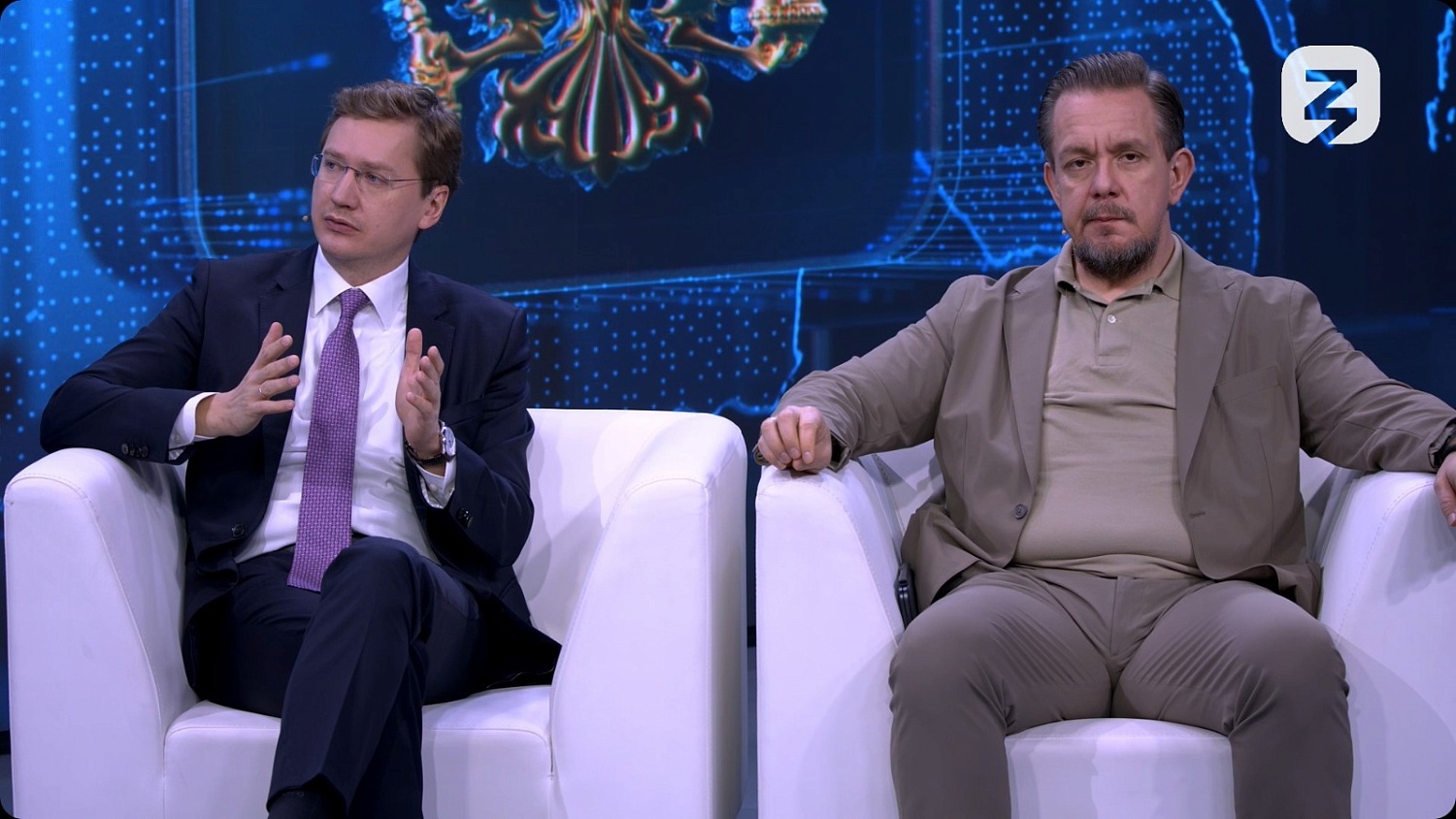 Трансляция из студии Российского общества «Знание»